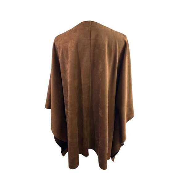 IC By Connie K Poncho Style Jacket Faux Suede Boho Festival Western Sz S NWT - Picture 4 of 15